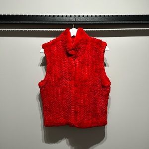 Vest - 100% Rabbit Fur - Brand New